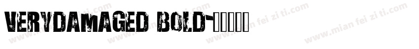 verydamaged bold字体转换